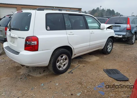 2007 Toyota Highlander V6 z USA, uszkodzony, nr VIN JTEEP21A870228550